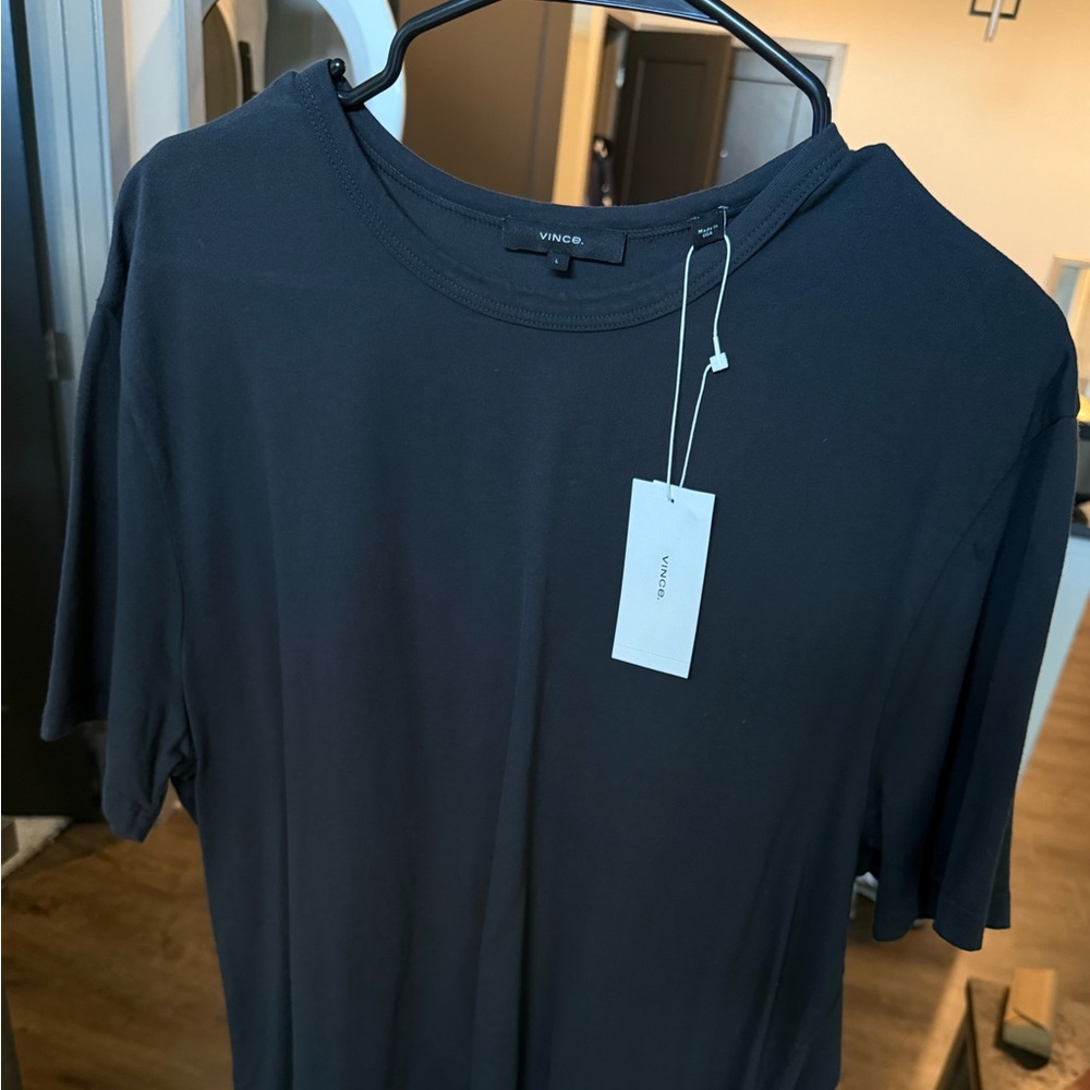 NWT - Vince Men's Garment Dye Cotton T-Shirt - Large